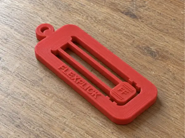 Custom One-Piece Flex Fidget – No Assembly