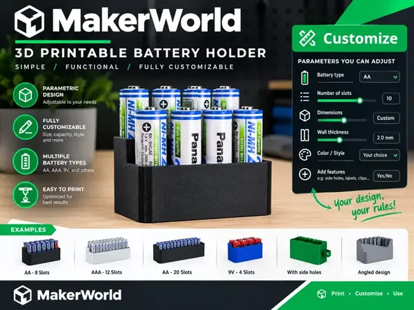 Custom Battery Holder