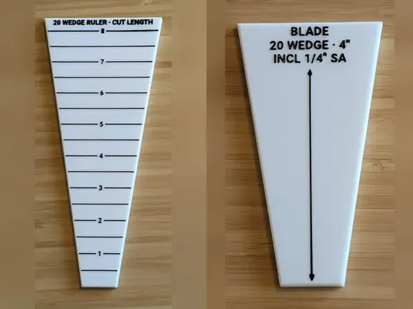Dresden Plate Quilting Ruler & Wedge Template