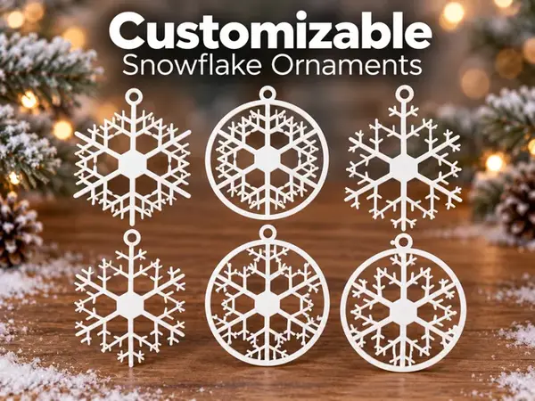 Custom Snowflake Ornament