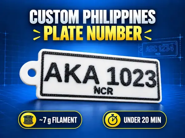 Custom License Plate (Philippines)