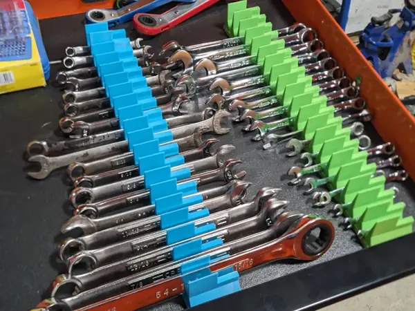 Modular Dovetail Wrench Organizer