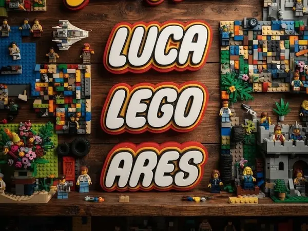Custom Brick Font Sign