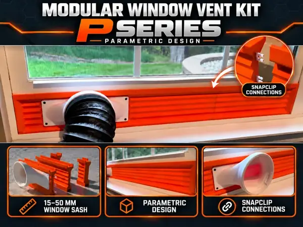 Custom P Series Modular Window Vent Kit