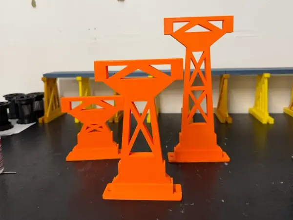 Custom O Gauge Elevated Track Support