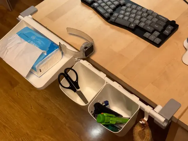 Custom Desk-Side Organizer – IKEA Hack