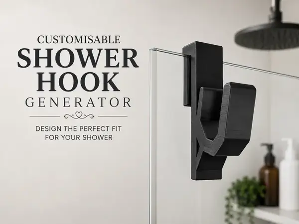 Custom Shower Hook