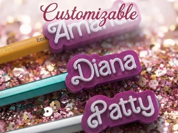 Custom Dolly Pencil Topper
