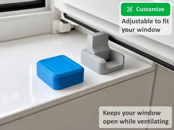 Custom Stick-On Window Stop