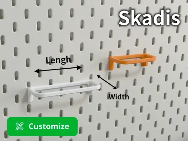 Custom-Size Skadis Mount