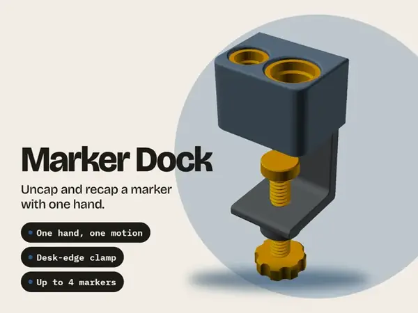 Custom Marker Dock – Uncap Your Markers