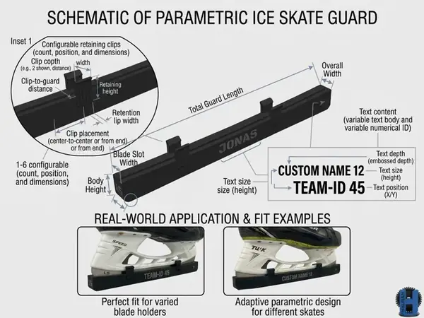 Custom Ice Skate Blade Guard