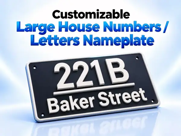 Custom Large House Numbers & Letters