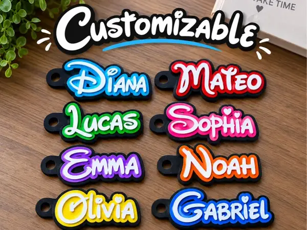 Custom 3D Name Keychain