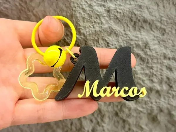 Custom Name Tag Keychain
