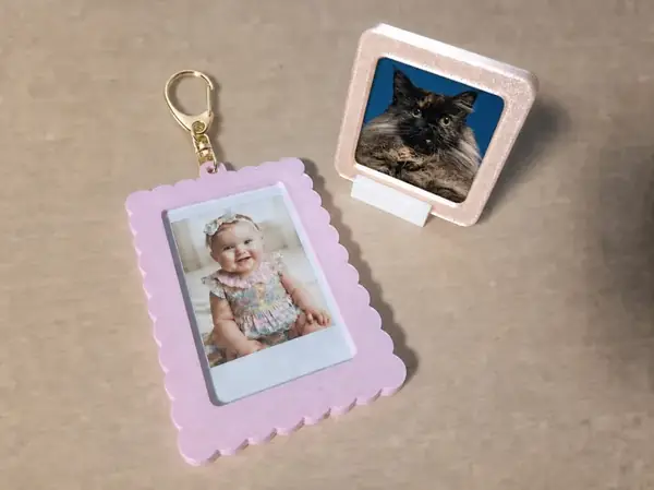 Custom Snap-Fit Instax Photo Frame