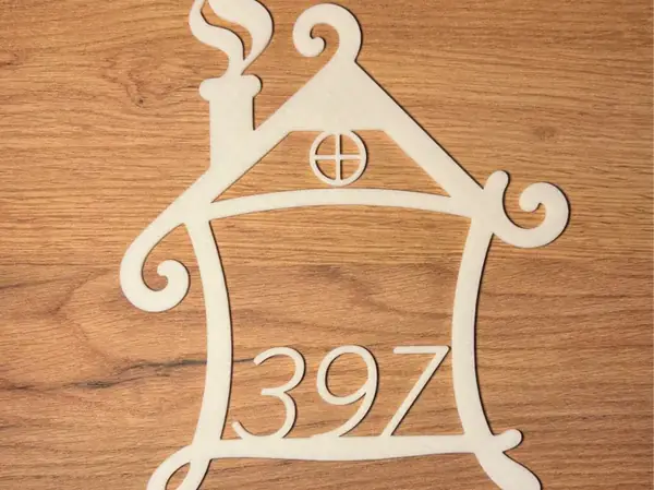Custom House Number Sign