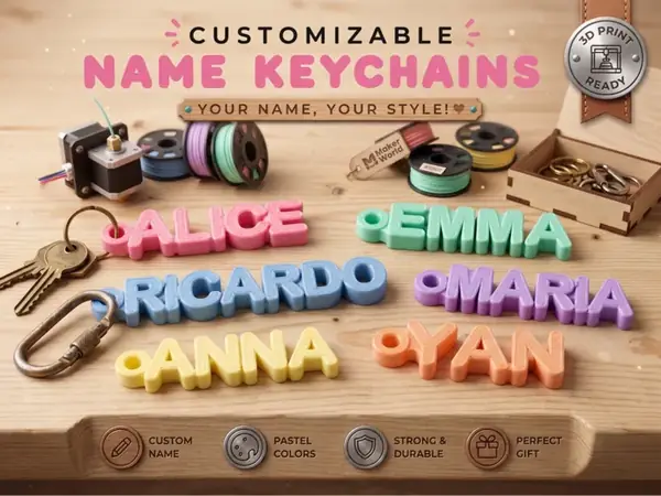 Custom Name Keyring