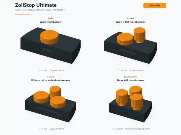Custom ZollStop Ultimate Multi-Ruler Stop