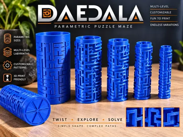 Custom DAEDALA Puzzle Maze