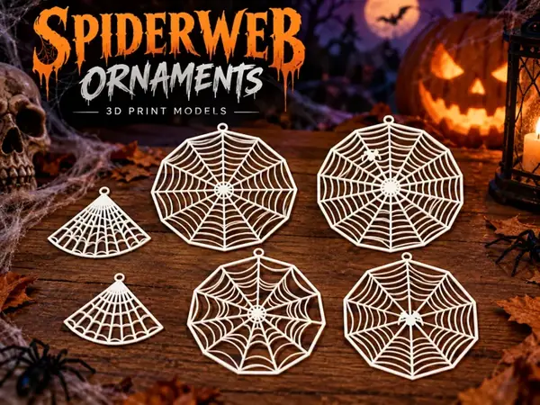 Custom Spider Web Ornament