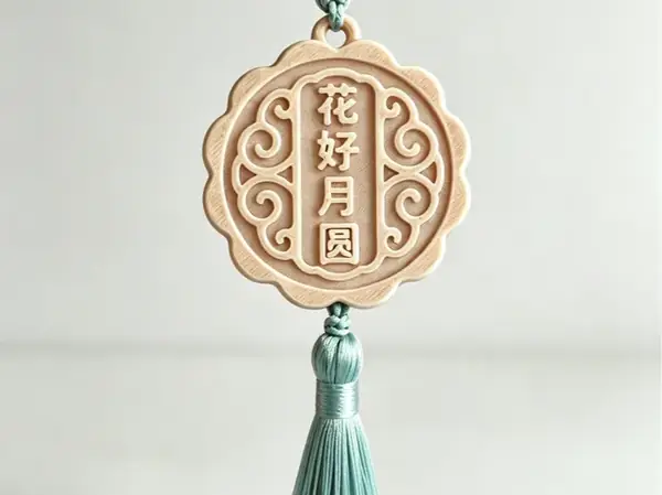 Custom Text Mid-Autumn Mooncake Charm