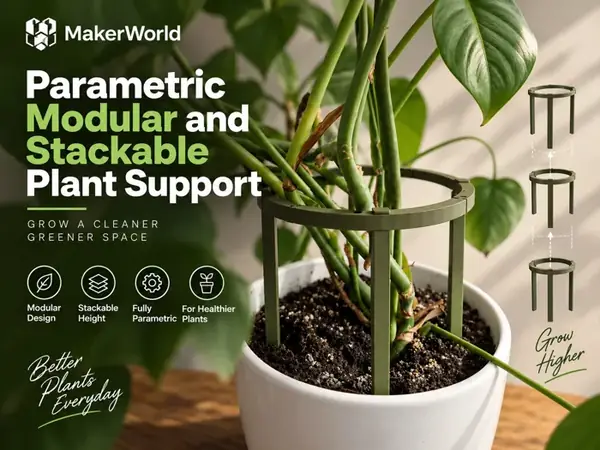Custom Modular Stackable Plant Support