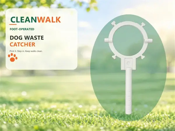 CleanWalk Foot-Operated Dog Waste Catcher