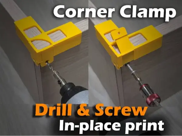 Corner Clamp for Drilling & Screwing