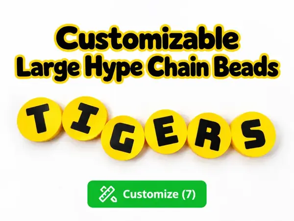 Custom Large Letter Beads