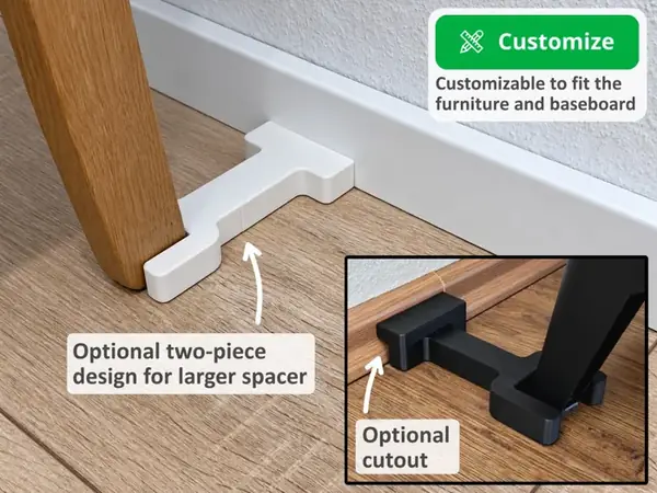 Custom Spacer for Sofas, Beds & More