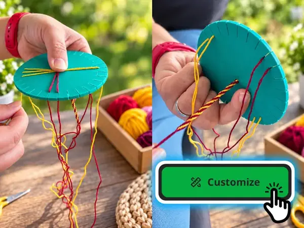 Custom Bracelet Loom Disc