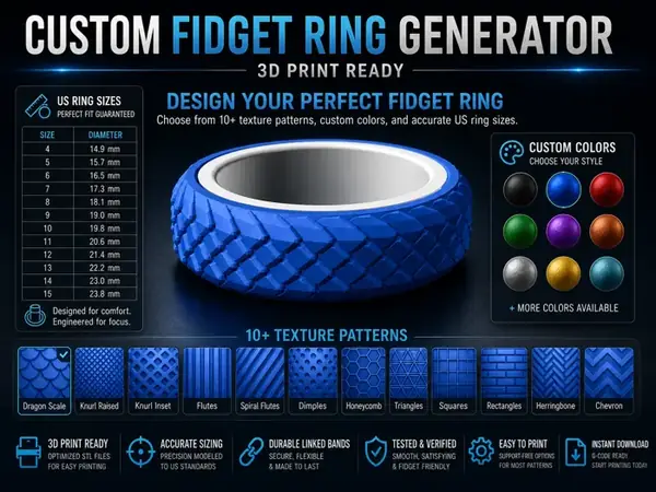 Custom Fidget Ring
