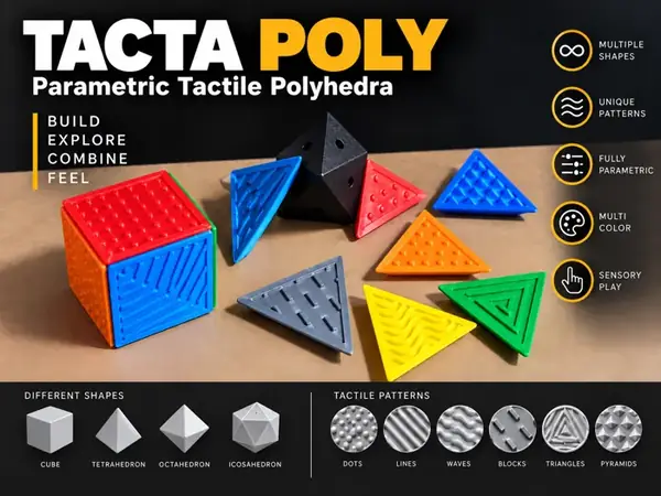 Custom TACTA POLY Tactile Polyhedra