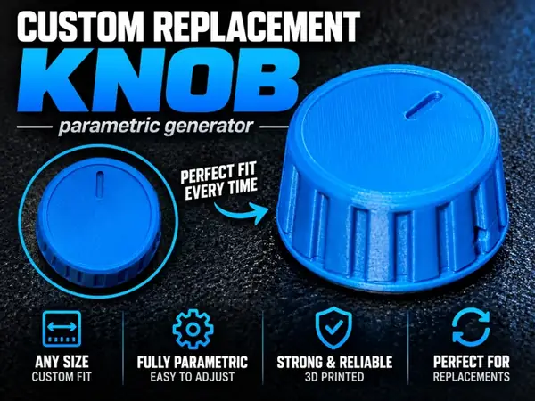 Custom Replacement Knob – Any Style or Size
