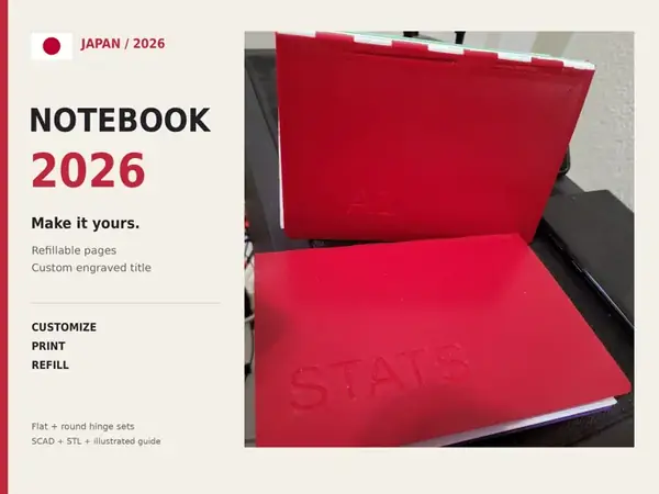 Custom Japan Notebook 2026