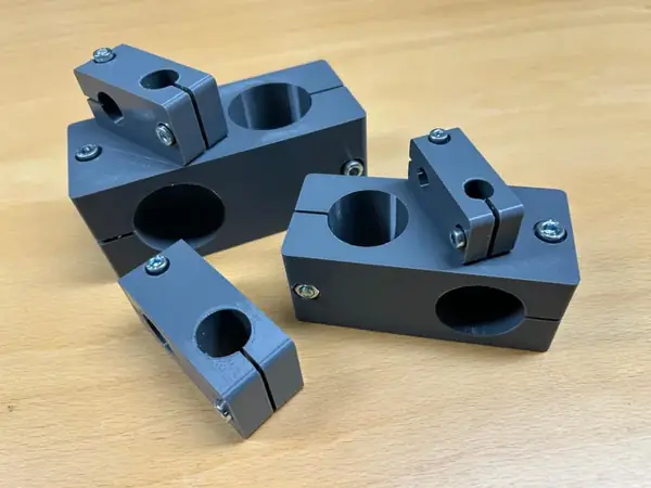 90° Cross Tube Clamps 10–40 mm
