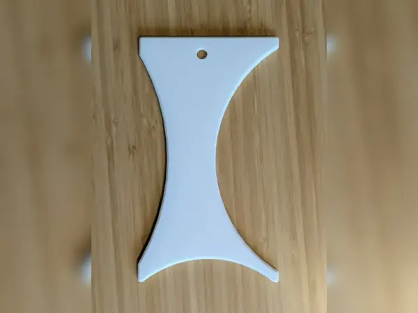 Concave Curve & Hourglass Quilting Ruler Template