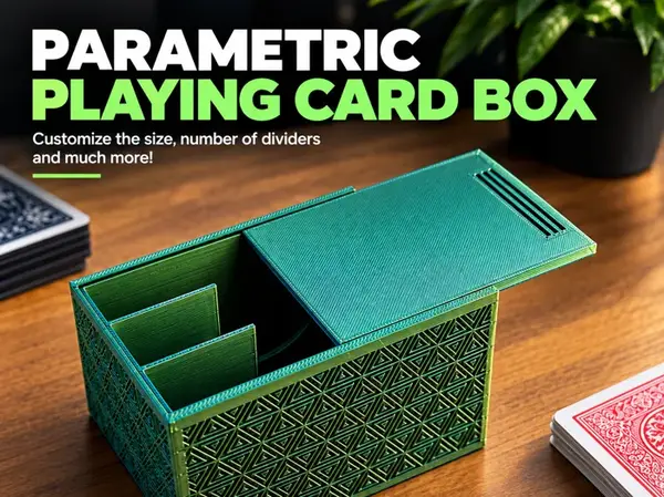 Custom Playing Card Box with Dividers