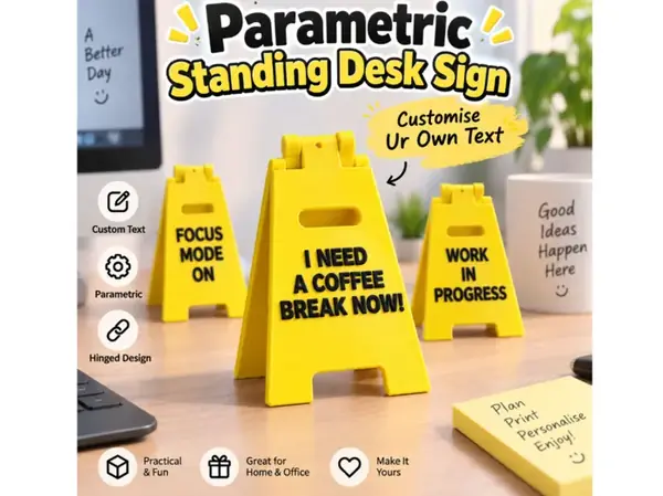 Custom Standing Desk Sign – Desk Gift