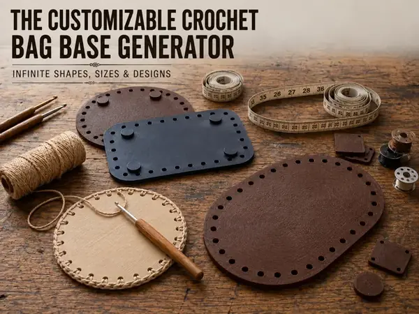 Custom Crochet Bag Base