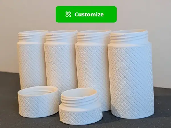 Custom Knurled Modular Tube – Any Length
