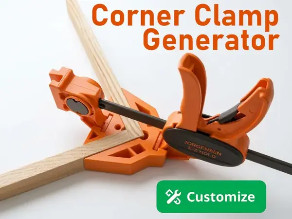 Custom Corner Clamp Pads for Bar Clamps