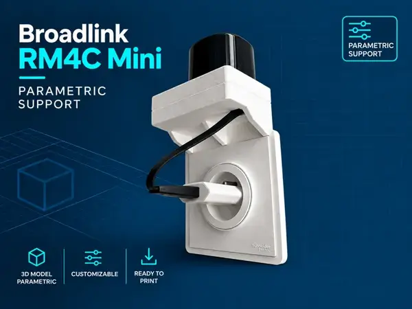 Clip-On Wall Mount for Broadlink RM4C Mini