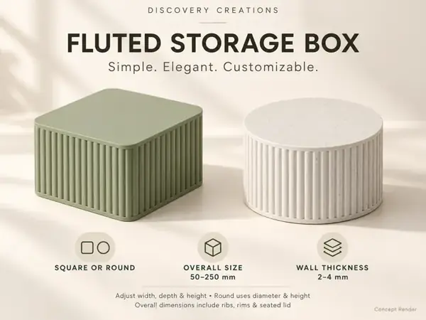 Custom Storage Box with Lid