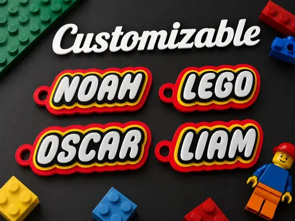 Custom Brick Keychain