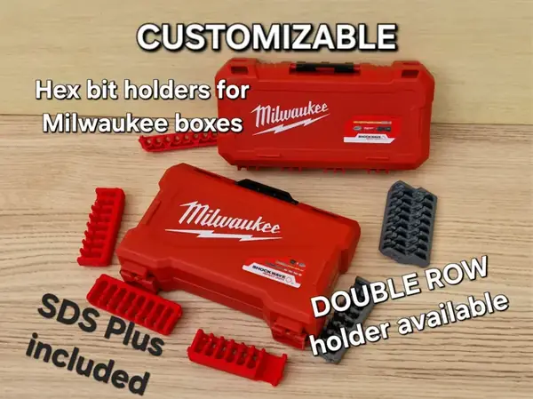 Milwaukee Shockwave Compatible Bit Holders + SDS