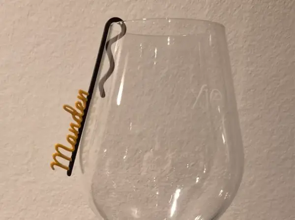 Custom Wine Glass Name Clips & Drink Markers