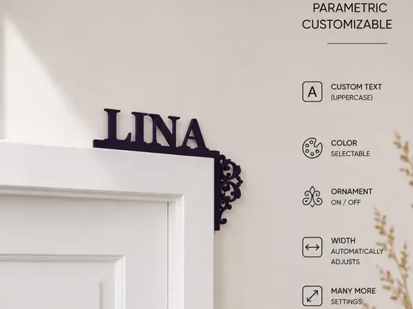 Custom Door Frame Sign