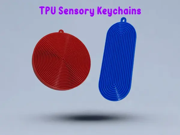 TPU Sensory Keychains